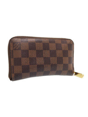 Louis Vuitton Wallet Zippy Compact Round Zipper Damier
